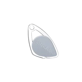 Badge Électronique Mifare-Insert Inox Gravé-Gri