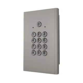 Clavier Codé Haus Compact-2 Relais-Pose En Encastr-Finit Argent
