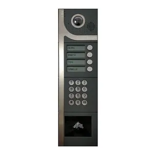 Kit Interphone 4B Avec Clavier - Audio 15 Ans - Saillie - Anthracite