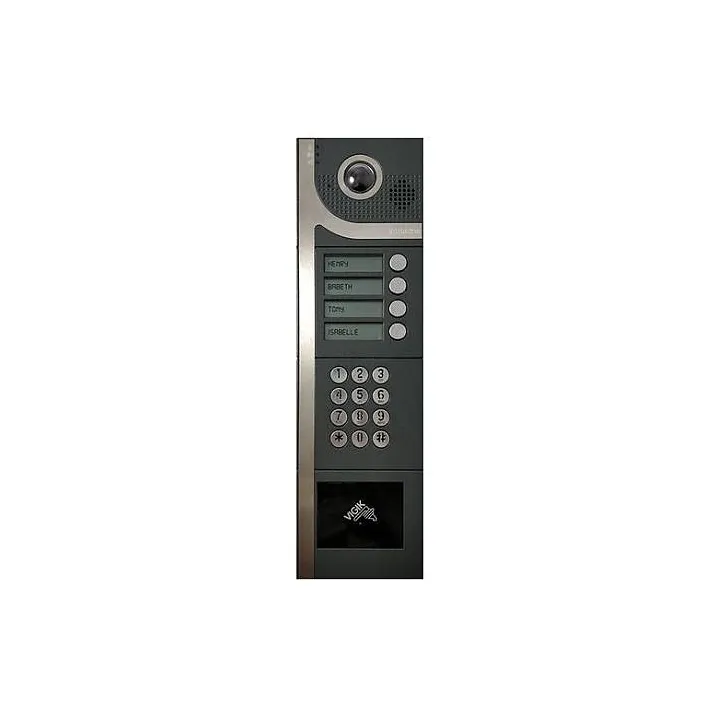 Kit Interphone 4B Avec Clavier - Audio 15 Ans - Saillie - Anthracite