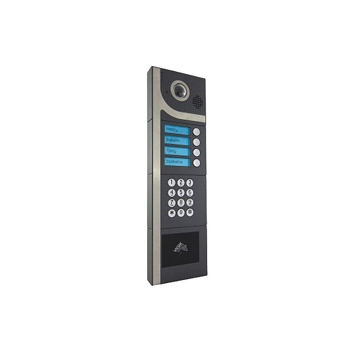 Kit Interphone 4B Avec Clavier - Audio 15 Ans - Saillie - Anthracite