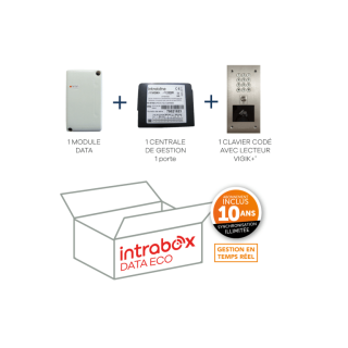 Intrabox Data Eco Clavier Codé Lecteur Vigik+® Mains-Libres - Inox