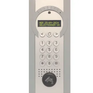 Interphone Vidéo Spécial Rénovation À Défil. De Noms Caméra Pinh