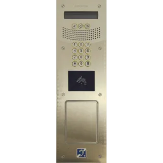 Kit Interphone V4 Coffre À Clés + Centrale 2 Portes - Encastrée - Inox
