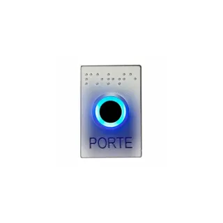 Bouton Poussoir Sans Contact Ub-One - Sans Plaque - Finition Chrome Mat