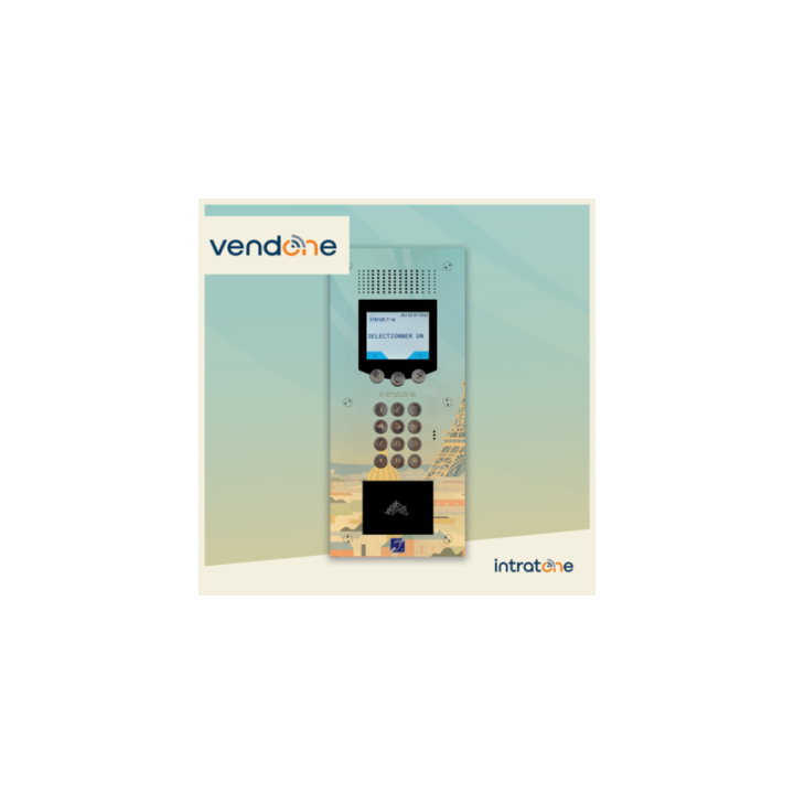 Interphone Vidéo Vendone Avec Écran Coul Lcd-Défil De Nom Avec Clav