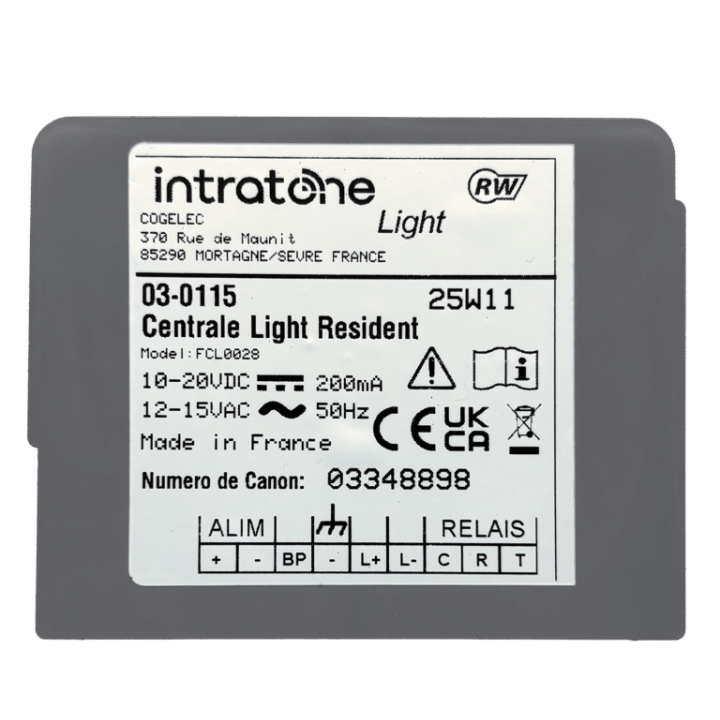 Centrale De Gest Light Résident+Lecteur De Proximité-Lecture/Écritur