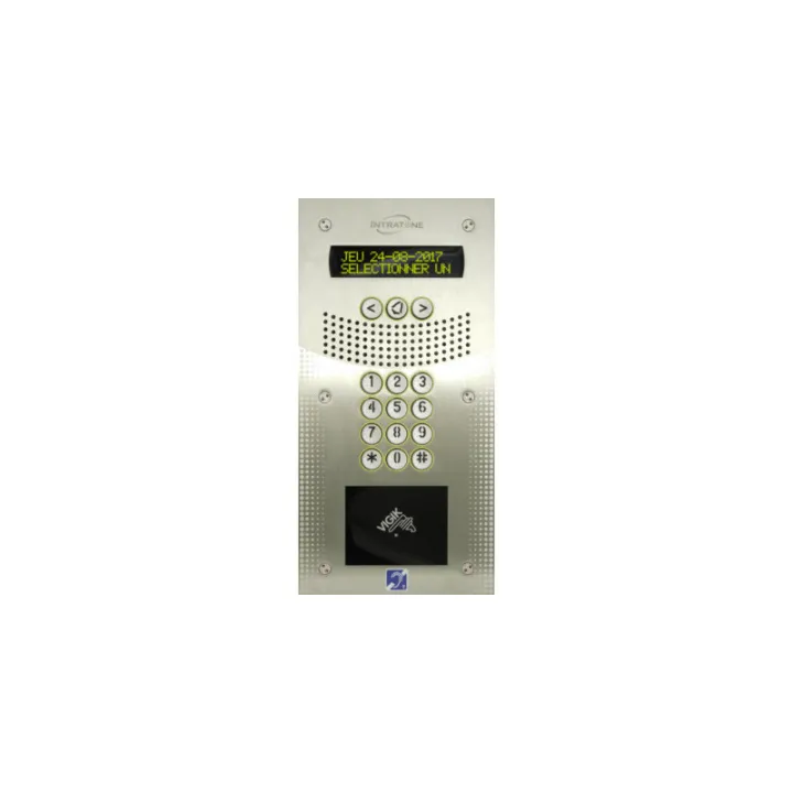 Interphone Vidéo V4 À Défil De Nom Caméra Pinhol Invisible Avec Clavier