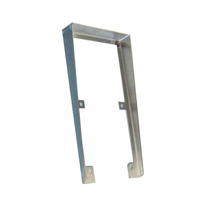Boîtier Pour Interphone Du 24B Avec Clavier Au 40B Sans Clavier - Saillie - Inox - 376,50 x 451,50 x 50 mm