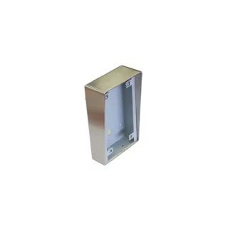 Boîtier Pour Interphone Du 24B Avec Clavier Au 40B Sans Clavier - Saillie - Inox - 376,50 x 451,50 x 50 mm