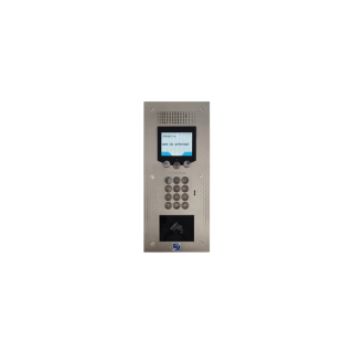 Kit Interphone Vendone Smile + Centrale 1 Porte - Encastrée - Inox