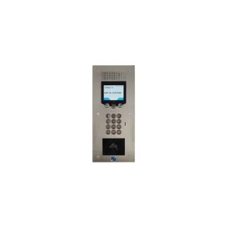 Kit Interphone Vendone Smile + Centrale 1 Porte - Encastrée - Inox