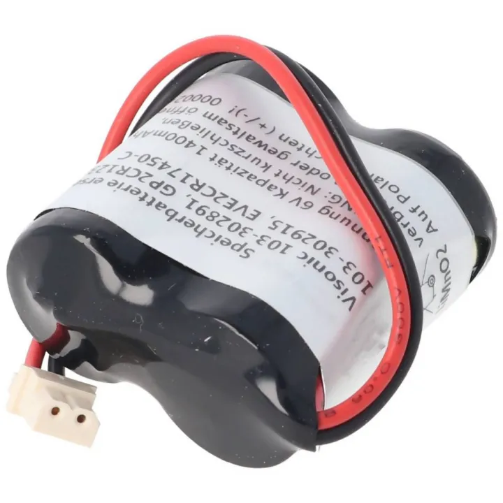 Pack Bat 6V 14Ah Lithium 2Cr123A + Con Molex- Gaine