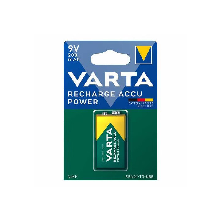 9V V7/8H Blist X1 Accu 9V 200Mah Ready To Use Blister De 1-Boîtier De 50