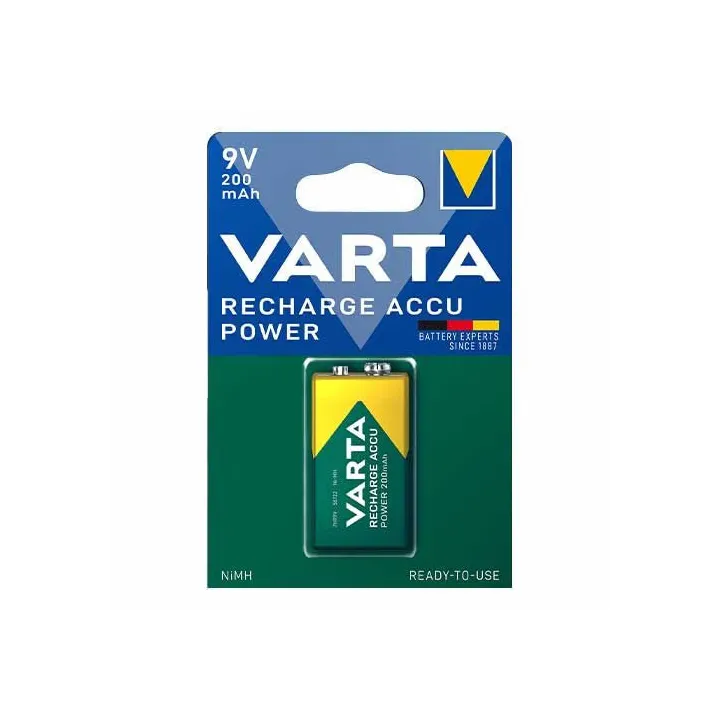 9V V7/8H Blist X1 Accu 9V 200Mah Ready To Use Blister De 1-Boîtier De 50