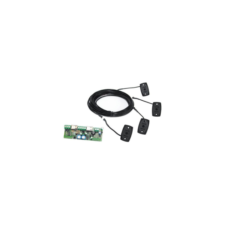 Porte Automatique Double Jeu Microphotocellules Encastrer