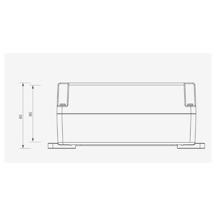 Alimentation 230V Ac/24V Dc /2,5A Boît Ab Ip 65 180X105X80Mm