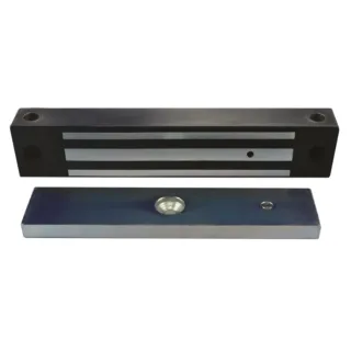 Ventouse Em Applique Ip 67 Acier Inox 600 Lbs 12/24V Dc Contact Hall
