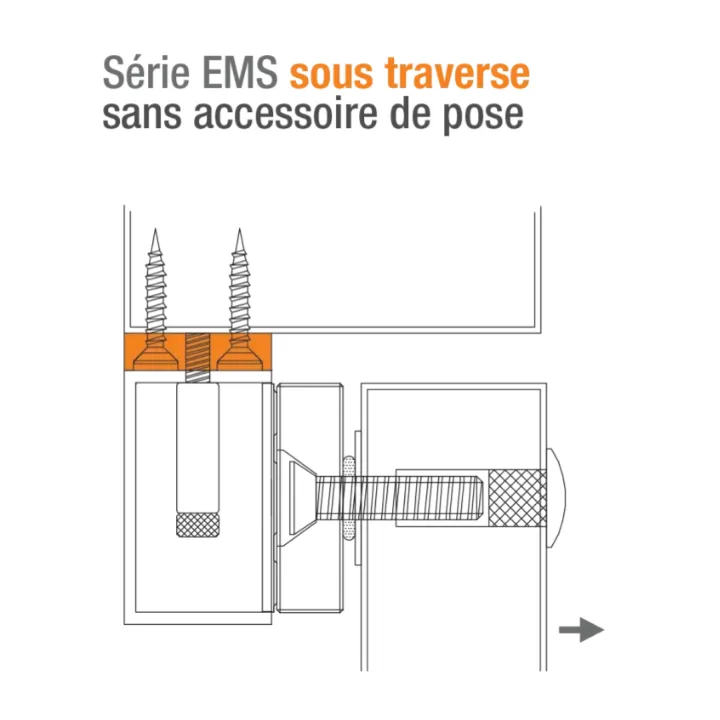 Ventouse Em Applique Ip 67 Acier Inox 600 Lbs 12/24V Dc Contact Hall