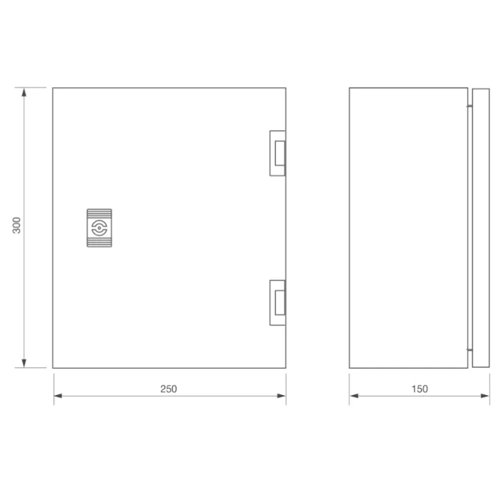 Alimentation Charg Psw Ip 66 230V Ac/24V Dc /2,6A/250X300X150Mm