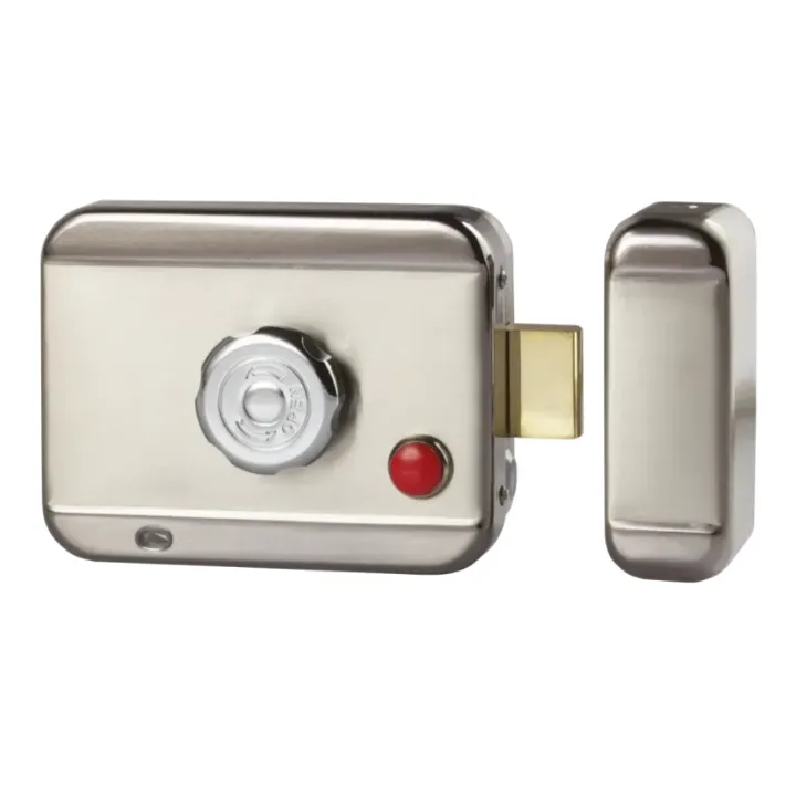 Serrure Électrique Applique 6000 N À Émission 12-24V Dc Bouton Moleté + Bp Tp