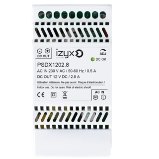 Alimentation Rail Din 3M 230V Ac / 12V Dc (12-14V) / 2,8A