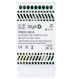 Alimentation Rail Din 3M 230V Ac / 12V Dc (12-14V) / 2,8A