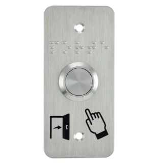 Bouton Poussoir Acier Inox Deq.19 Mm Contact No+Nc (V) + Ssp101