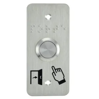 Bouton Poussoir Acier Inox Deq.19 Mm Contact No+Nc (V) + Ssp101