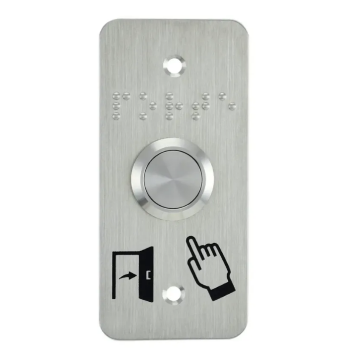 Bouton Poussoir Acier Inox Deq.19 Mm Contact No+Nc (V) + Ssp101