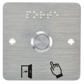 Bouton Poussoir Acier Inox Deq.19 Mm Contact No+Nc (V) + Ssp201
