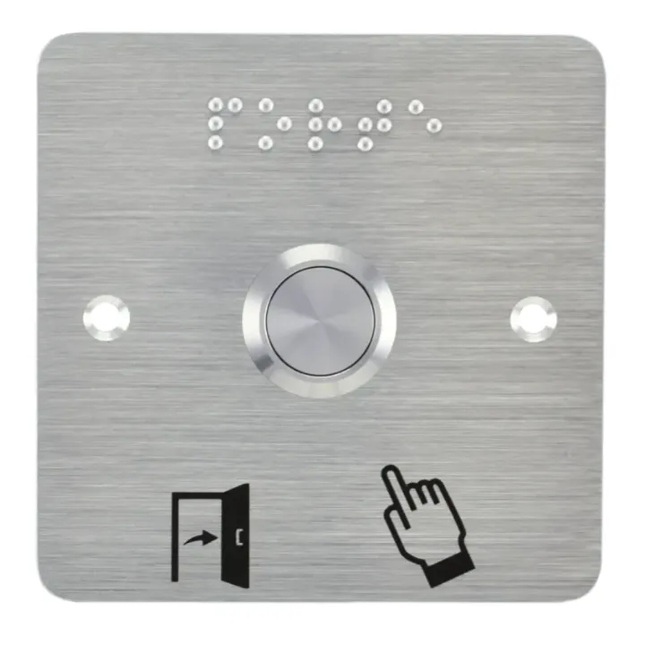 Bouton Poussoir Acier Inox Deq.19 Mm Contact No+Nc (V) + Ssp201
