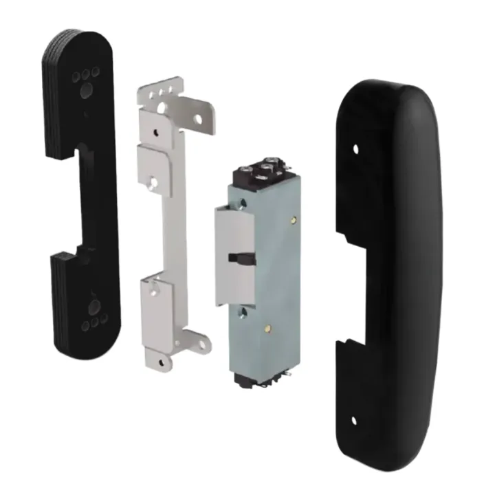 Gâche Électrique 34A Ap Pour Bap 6500 N À Rupture 24V Dc Tv / Noir