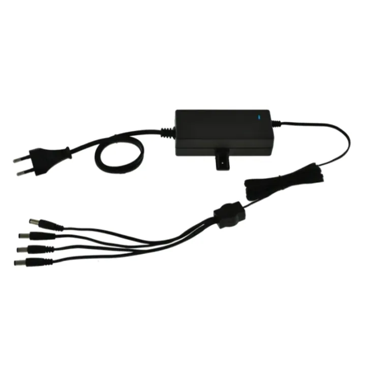 Alimentation Bloc Table 4 Voies 230V Ac / 12V Dc / 3A Câble 2M Avec Fiche Dc