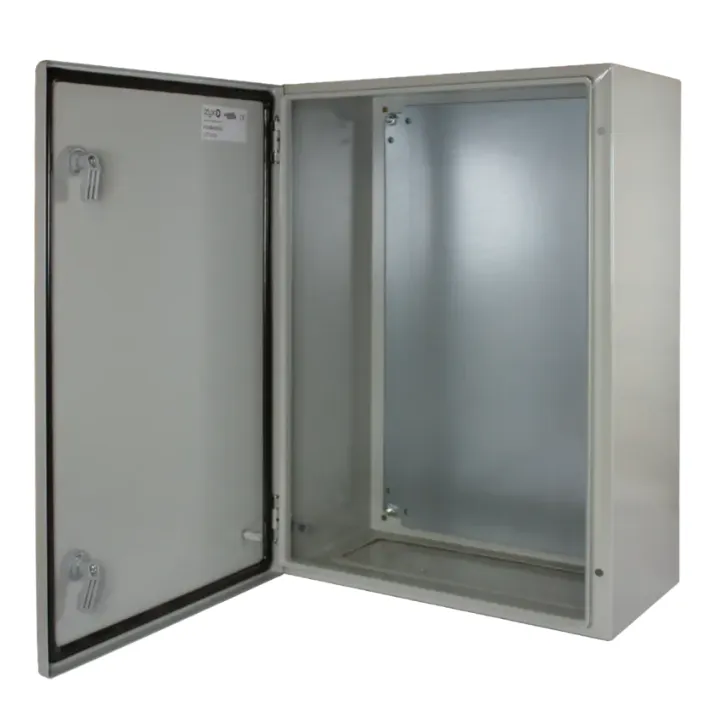 Coffret Étanche Pswb Ip 66 En Métal 400 X 600 X 250 Mm Avec Plaque De Fond