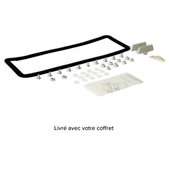 Coffret Étanche Pswb Ip 66 En Métal 400 X 600 X 250 Mm Avec Plaque De Fond