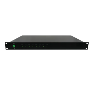 Alimentation Multivoie Rack 19» 1U 230V Ac/12V Dc/10A/8 Sortie