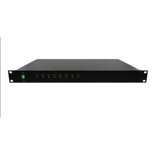 Alimentation Multivoie Rack 19» 1U 230V Ac/12V Dc/10A/8 Sortie