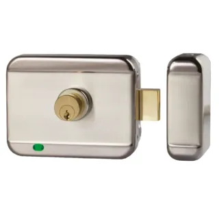 Serrure Électrique Applique 6000 N À Émission 12-24V Dc Cylindre