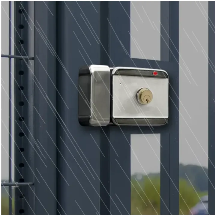Serrure Électrique Applique 6000 N À Émission 12-24V Dc Cylindre