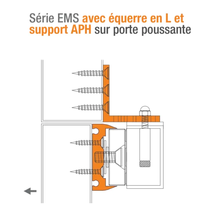 Ventouse Em Applique Ip 67 Acier Inox 300 Lbs 12/24V Dc Contact Hall