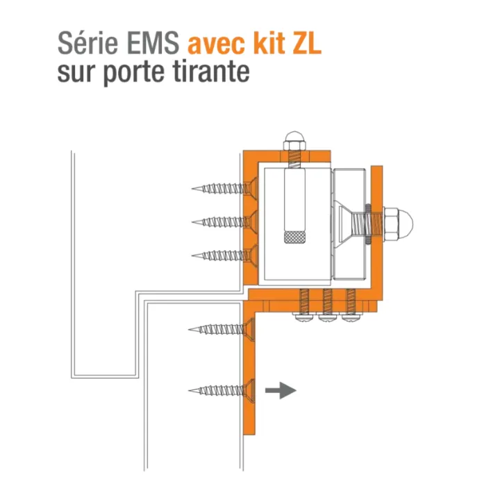 Ventouse Em Applique Ip 67 Acier Inox 300 Lbs 12/24V Dc Contact Hall