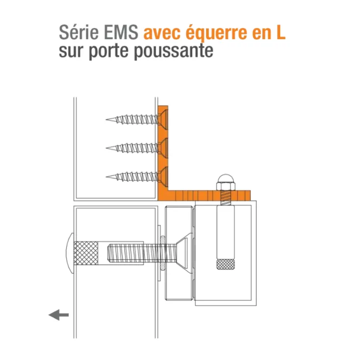 Equerre Ajustable En L Pour Ventouse Em Emss300