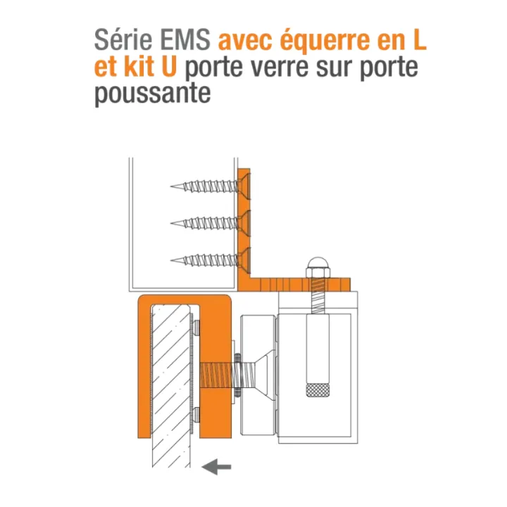 Equerre Ajustable En L Pour Ventouse Em Emss300