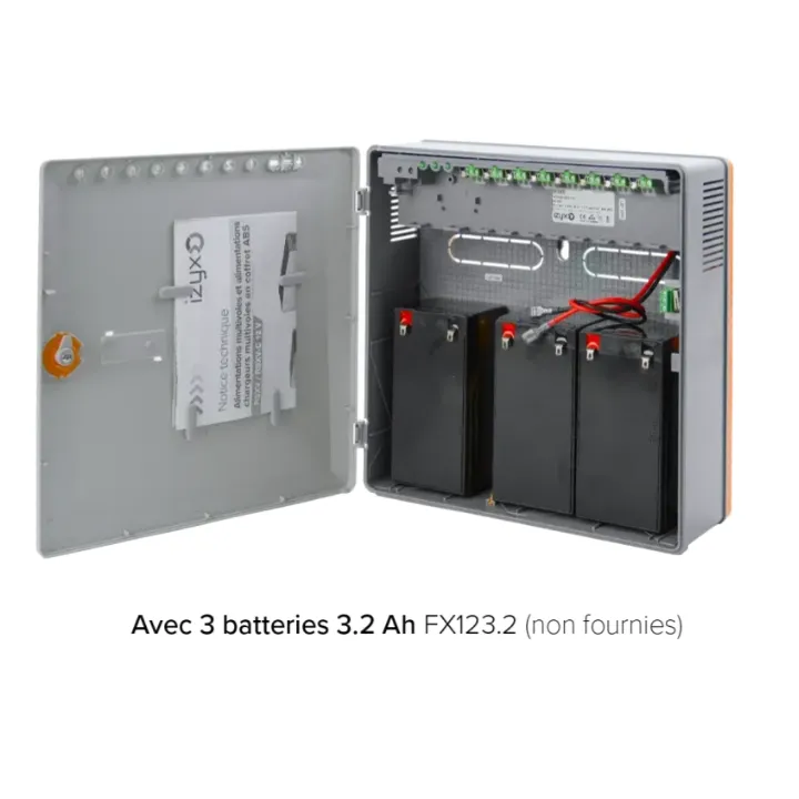 Alimentation Chargeur Rsxv-C 8 Voies 230V Ac / 12V Dc (13,8V) / 5A - 271 X 265 X 103 Mm