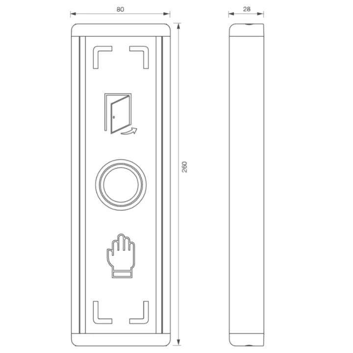 Capteur Ir 12/24V Dc Signal Bleu/Vert/Buzzer Relais Inverseur Boîtier Applique