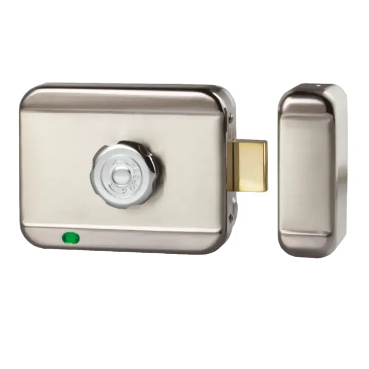 Serrure Électrique Applique 6000 N À Rupture 12-24V Dc Bouton Moleté