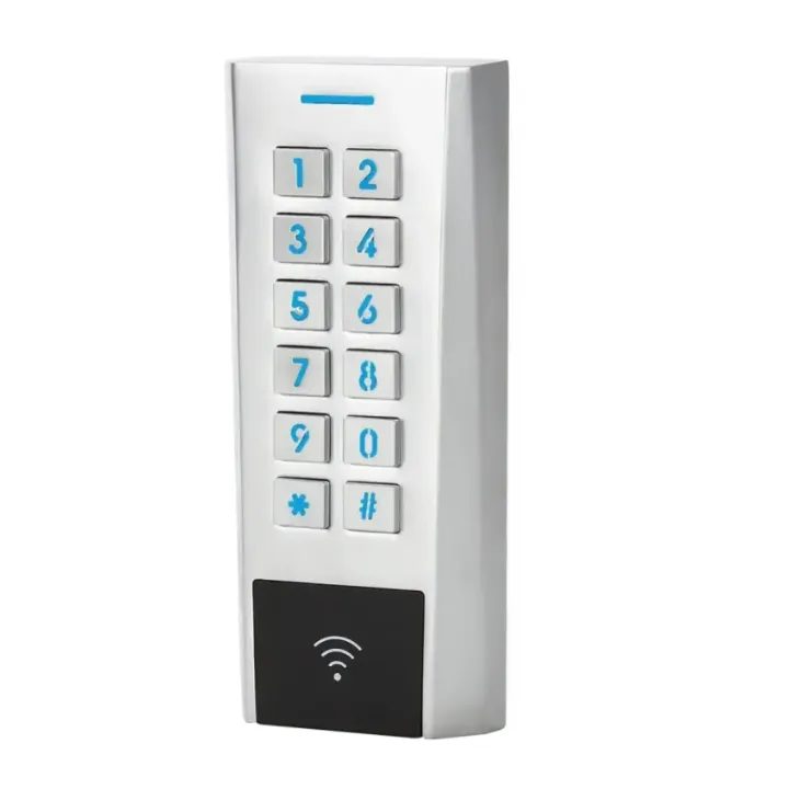 Clavier/Lect. Rfid Axk4 Métal Ip66 13.56 Mhz Ms 12/24V Ac/Dc 999U 2R S0 Elec. D.