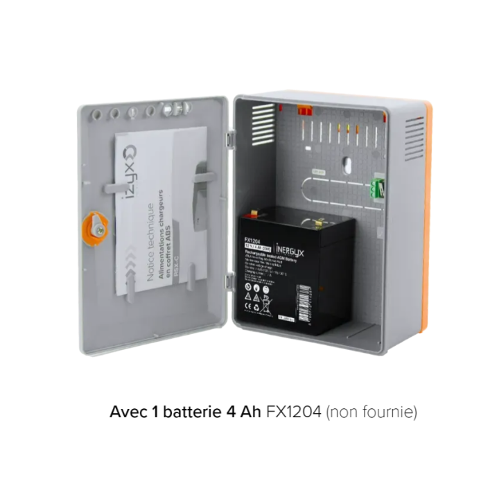 Coffret Rsxb Abs 173 X 223 X 103 Mm Avec Contact D'Autoprotection À L'Ouverture