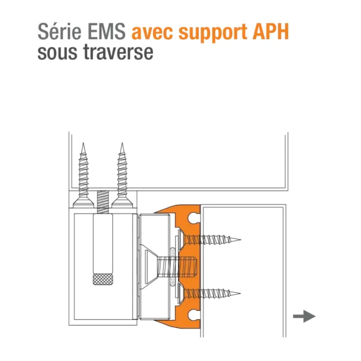 Ventouse Em Applique 300 Lbs 12/24V Dc Contact Hall / Led - Nf S 61-937